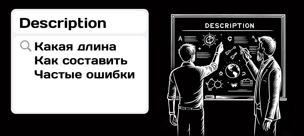 Description все правила составления